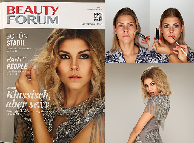New cover for the Beautyforum Magazine Switzerland Jan. 2019