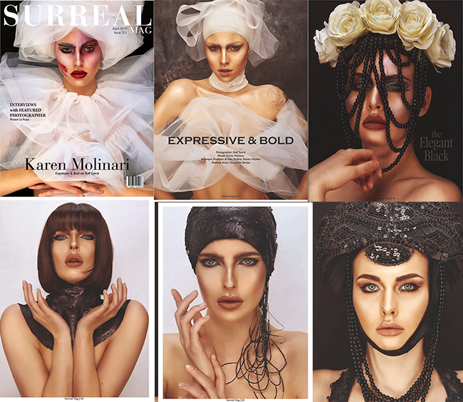 The Surreal mag publishes 3 editorials including cover