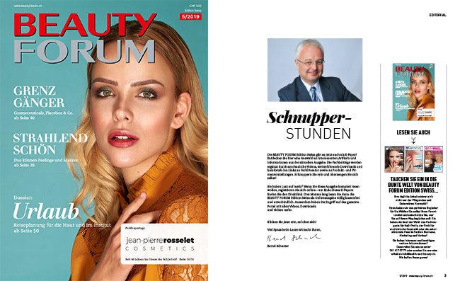 New Beautyforum Suisse Cover out now