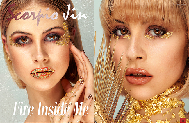 Our Gold Marie Ladina for Scorpio Jin Magazine