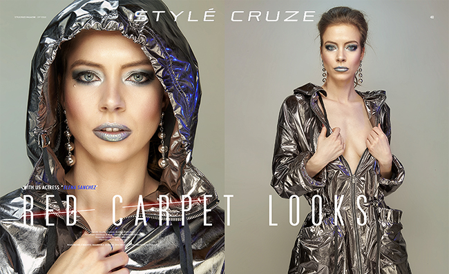 Stylé Cruze Issue May 19 out now with our Cannes Red Carpet Editorial with actress Elena Sanchez