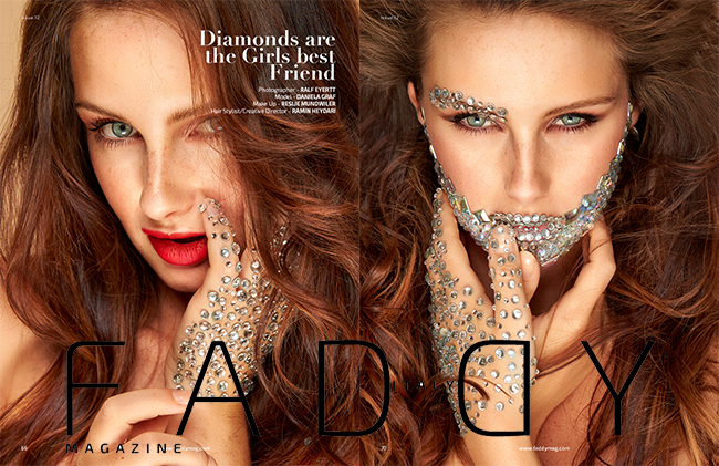 New Faddy Magazine out now with our Diamonds Editorial