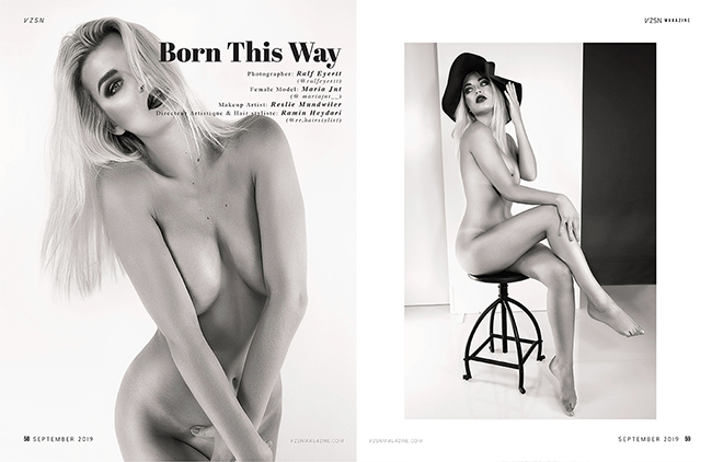 Our BW Editorial with Maria JNT new at Debut Issue of VZSN Magazine