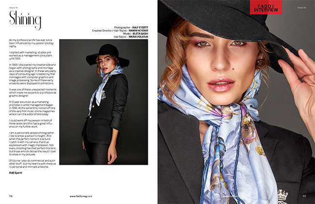 New Interview with me at Faddy Magazine Italia