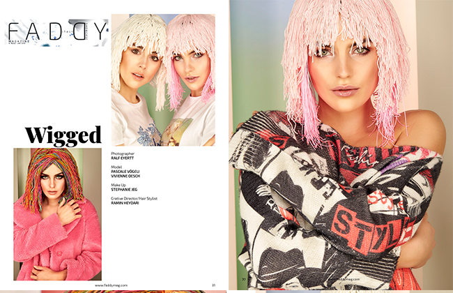 Wigged for Faddy Magazine