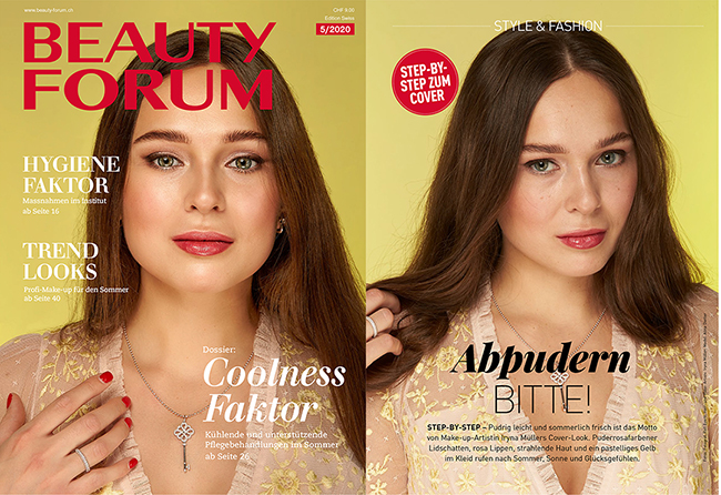 Beautyforum Swiss published our new Cover and Step by Step with Iryna Müller