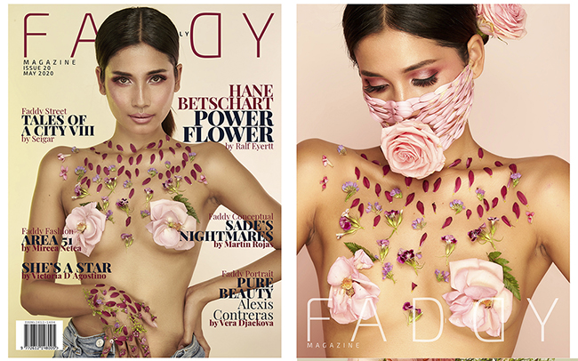 Cover and featured story at the new Faddy Magazine May 2020