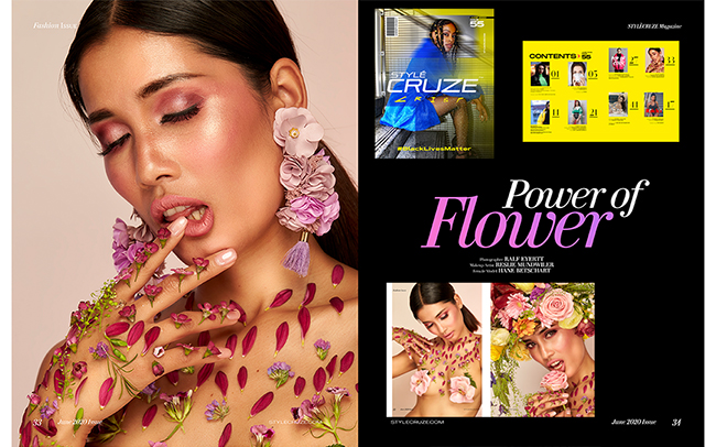 STYLÉCRUZE Magazine was coming up with our second set of Power of Flower