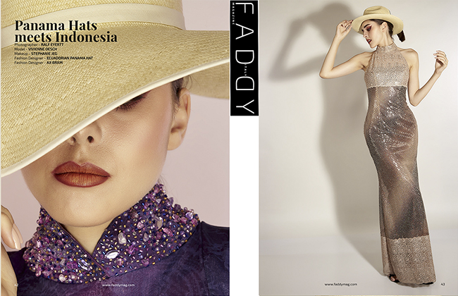Panama Hats meets Indonesia – our new editorial at Faddy Magazine