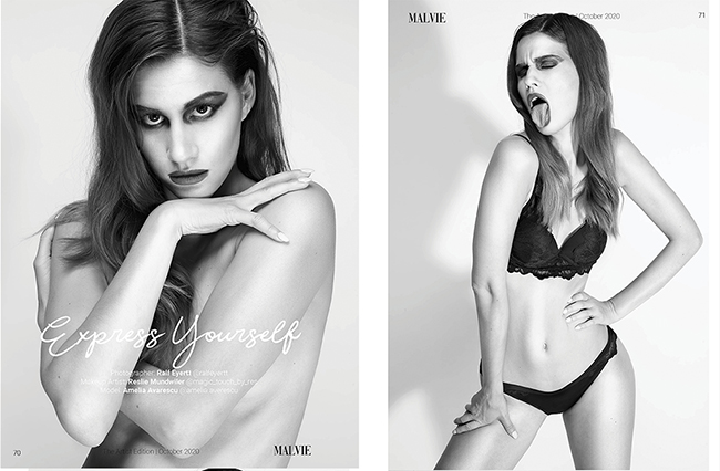 Express Yourself with Amelia Avarescu for Malvie Magazine France