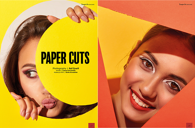Carissa in Paper Cuts for Scorpio Jin Magazin