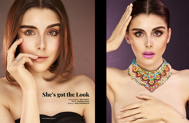 Our new Editorial at Faddy Magazine Italy with Vivienne Oesch