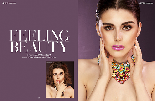 GMARO Magazine presents our Feeling Beauty Editorial with Vivienne Oesch