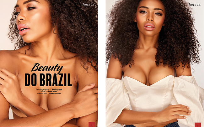 Beauty do Brazil Jeniffer Matos for Scorpio Jin Magazine
