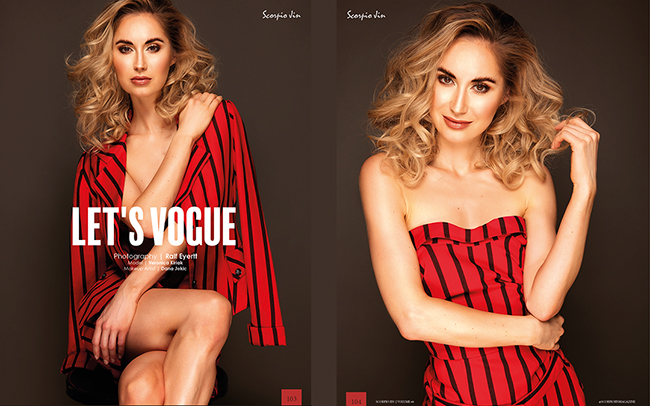 Let’s Vogue – Veronica Kiriak for Scorpio Jin Magazine Miami