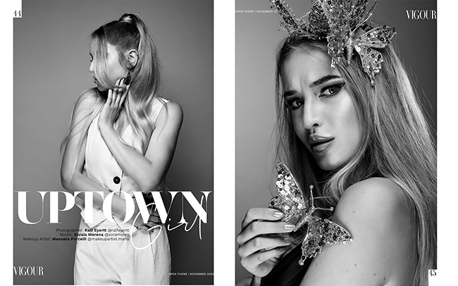 Uptown Girl in BW