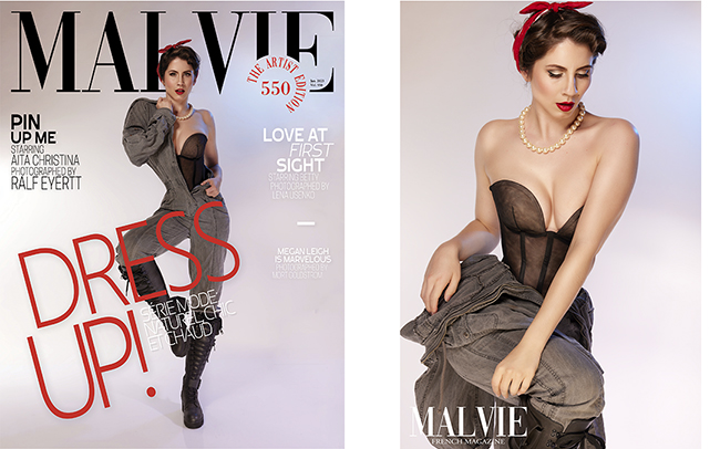 Pin up me – Coverstory at Malvie Magazine Paris