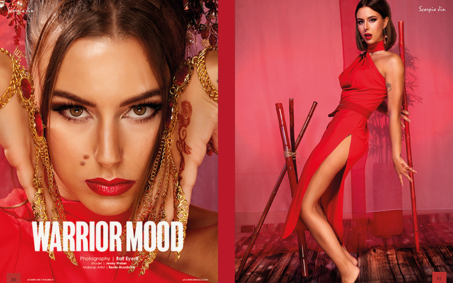 Scorpio Jin Magazine Issue 67 with our Warrior Mood Editorial