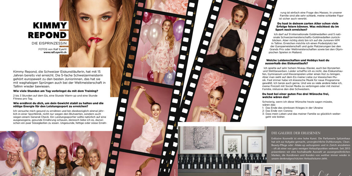 Kimmy Repond for Gala Magazine CH