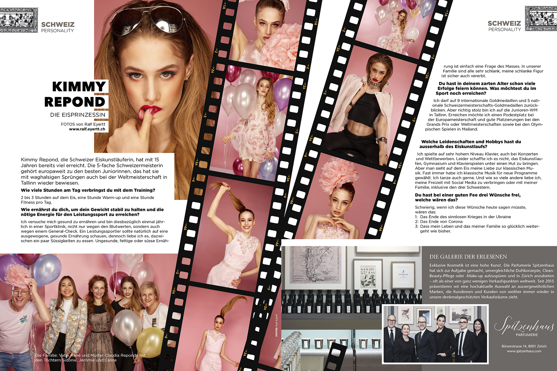 Kimmy Repond for Gala Magazine CH