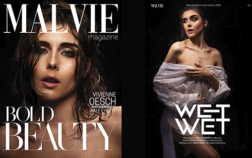 Wet Wet Wet – our editorial with Vivienne Oesch for Malvie Magazine