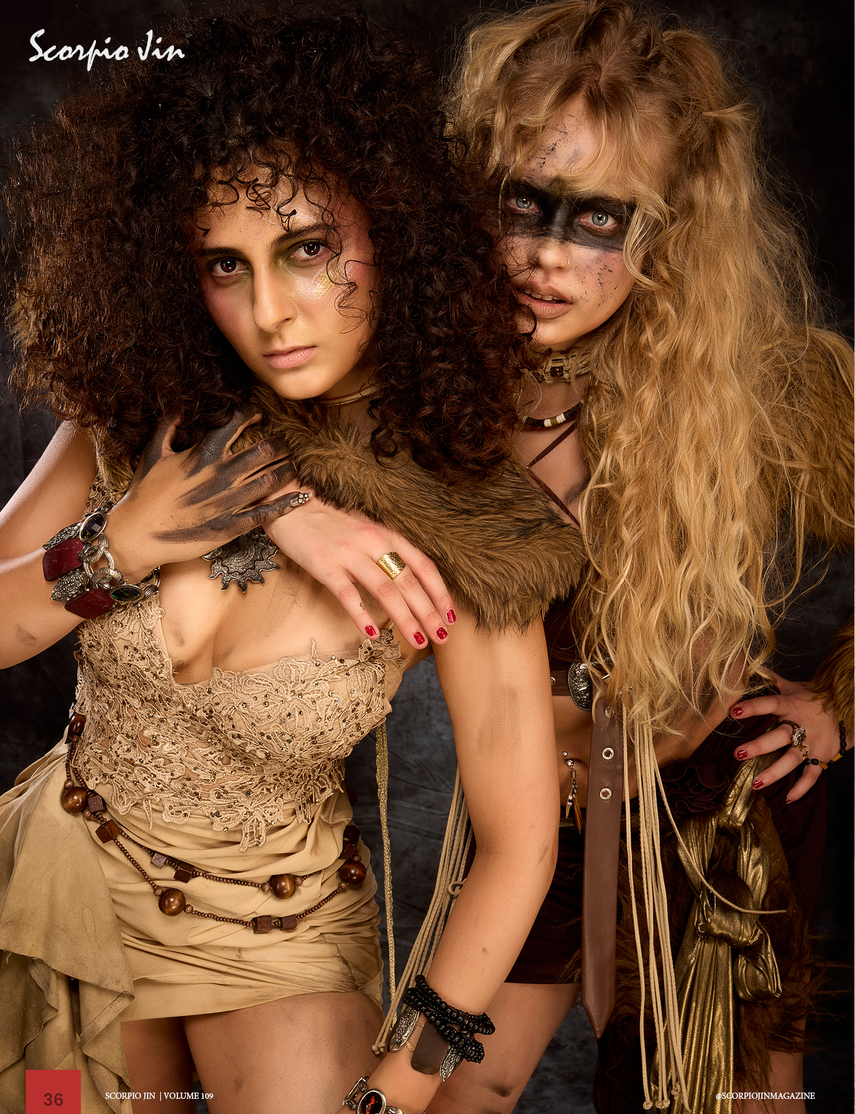 Tearsheet aus Daughters of Valhalla im Scorpio Jin Magazine