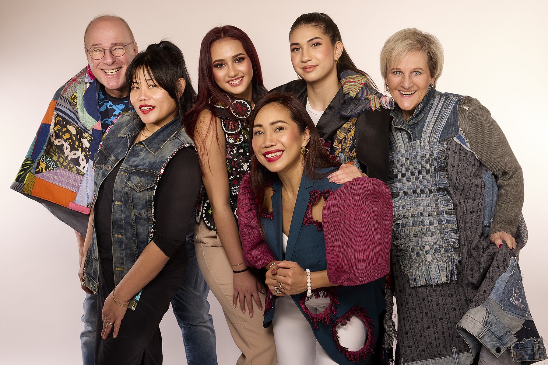 Team beim Designer-Fashion-Shooting