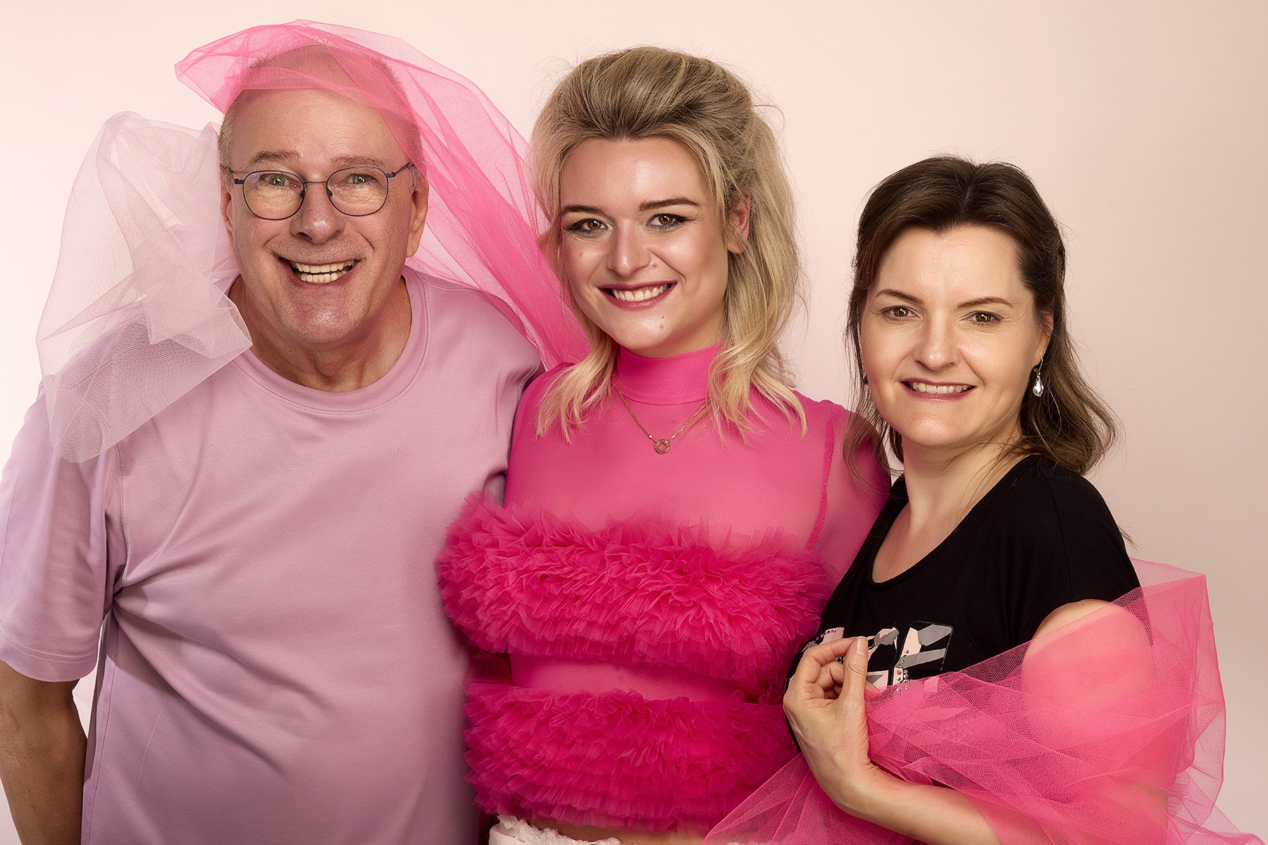 Team beim Shooting mit Edamey Hugentobler