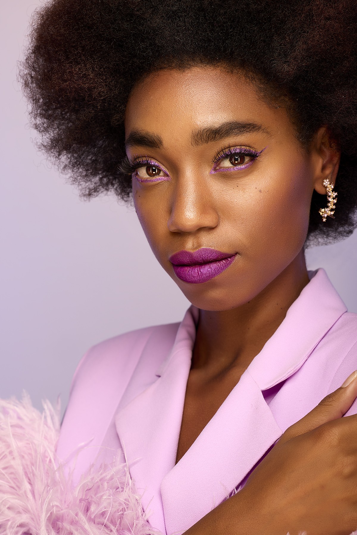 Beauty-Aufnahme mit Rosa Reigosa