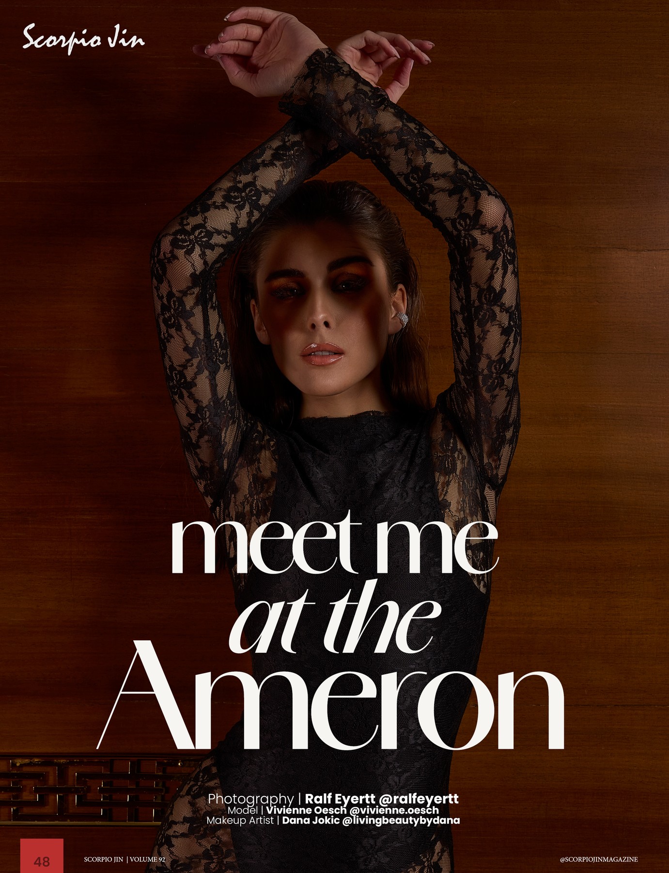 Magazinseite aus Meet Me at the Ameron